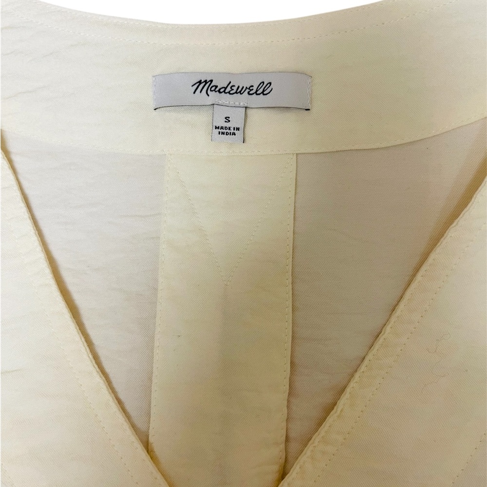 Madewell White Button-Up Blouse - Picture 4 of 5